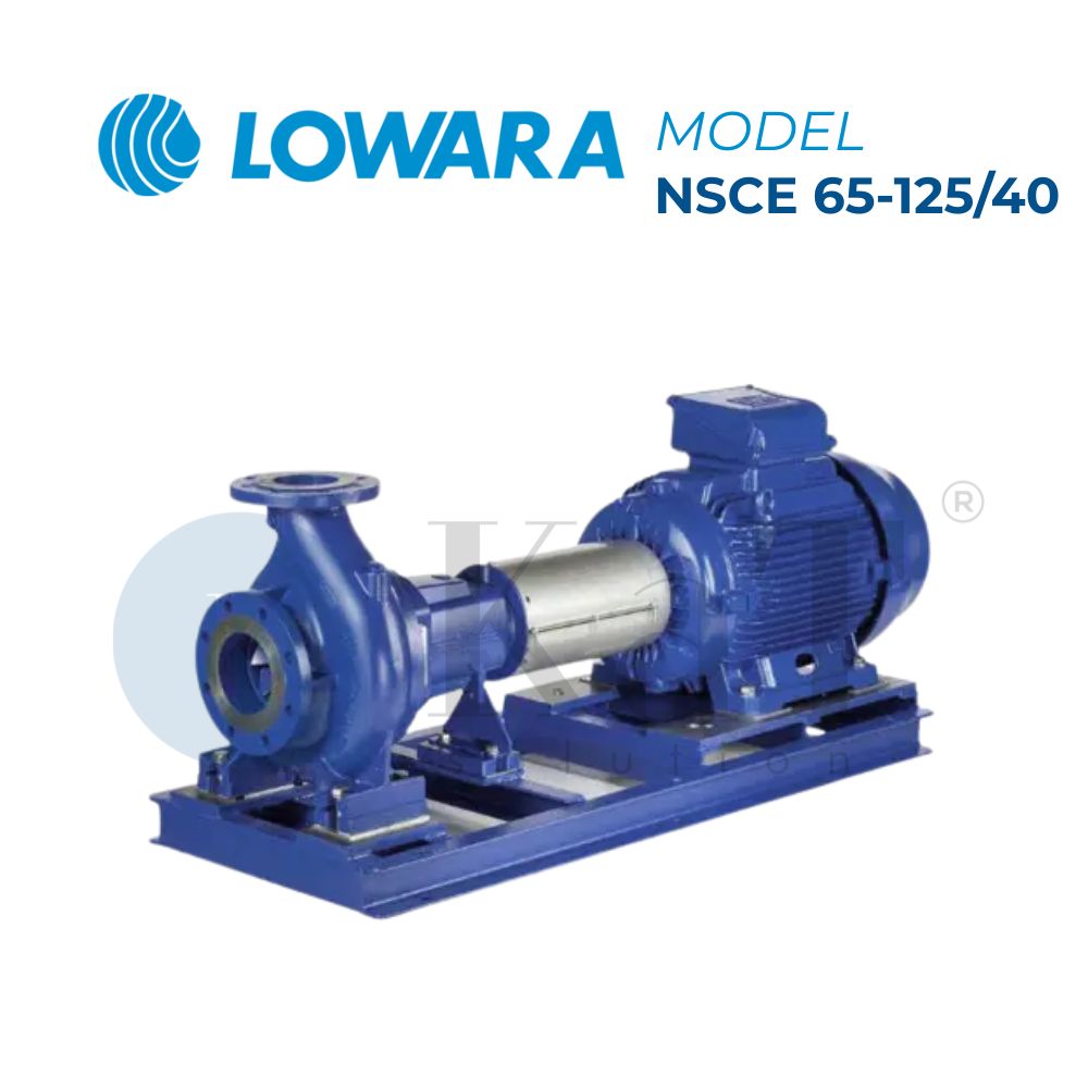 Bơm trục ngang Lowara NSCE 65-125/40 Bơm trục ngang Lowara NSCE 65-125/40