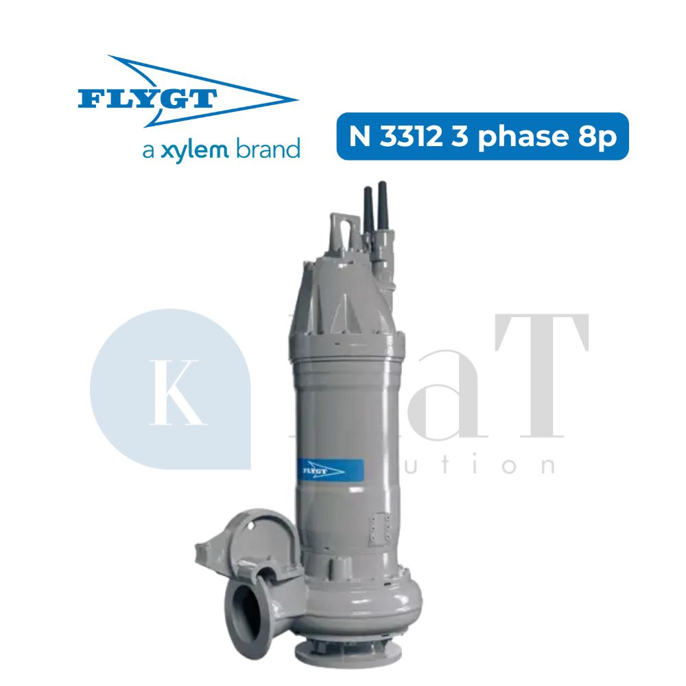Bơm chìm Flygt N 3312 3 phase 8p Bơm chìm Flygt N 3312 3 phase 8p