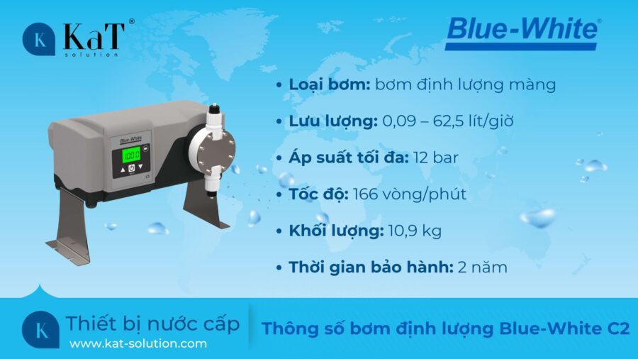 Thông số bơm định lượng Blue White C2